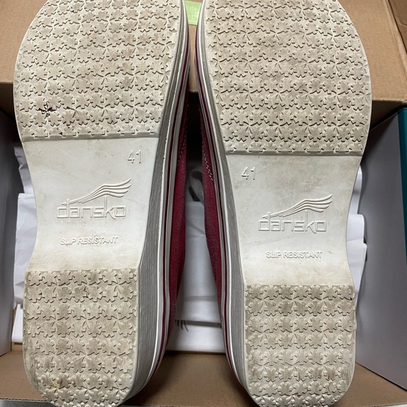 Dansko Red Veda canvas shoes - Picture 8 of 10